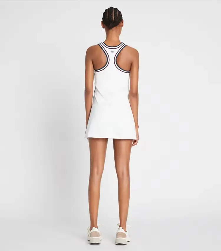 Performance Jersey Side-Slit Tennis Dress - Image 3