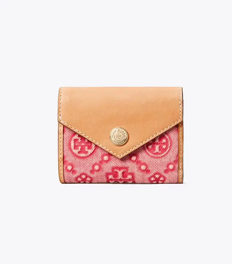 T Monogram Denim Small Wallet - Image 2
