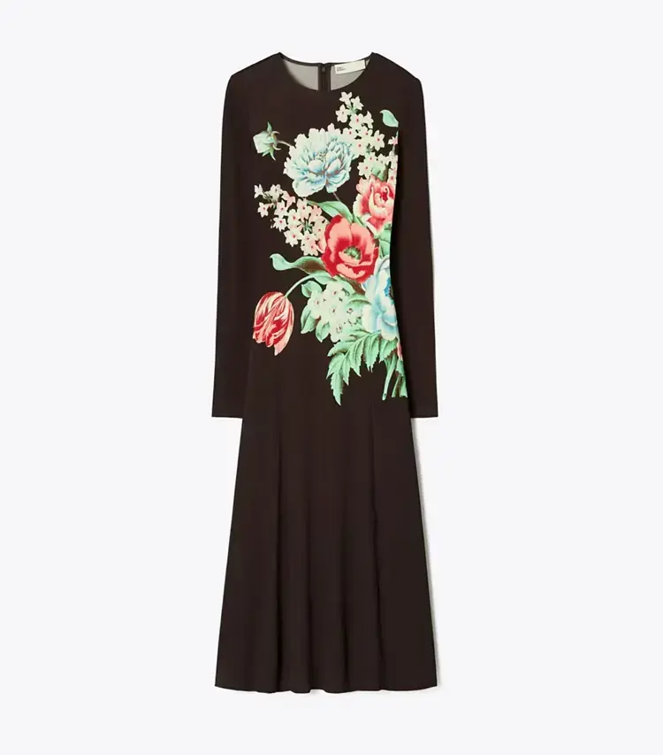 Printed Jersey Dress