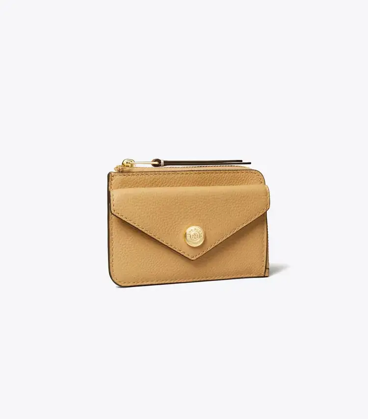 Pebble Envelope Zip Card Case