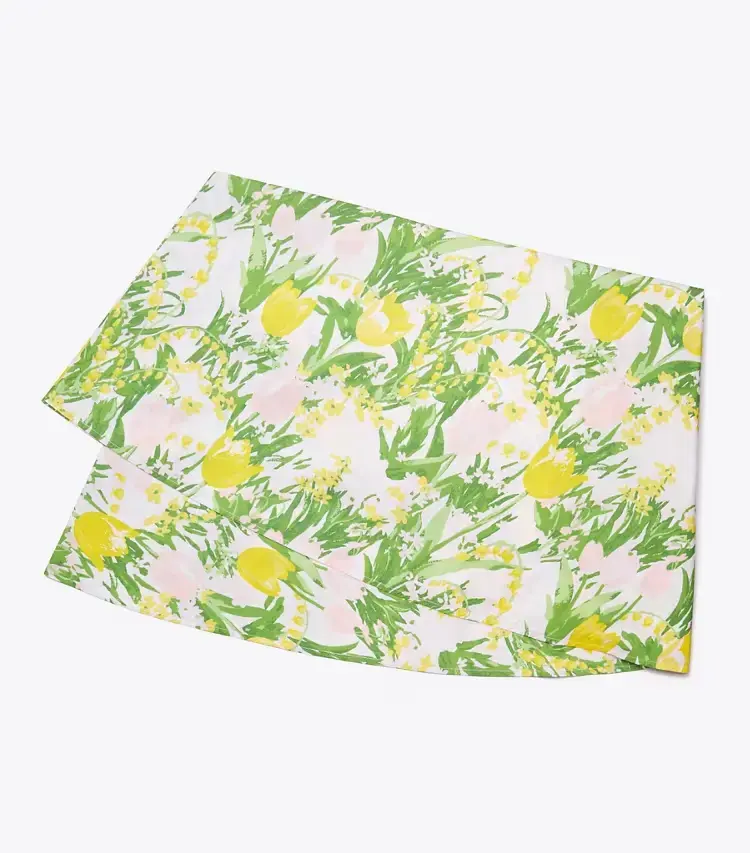Les Tulipes Round Tablecloth, 90"