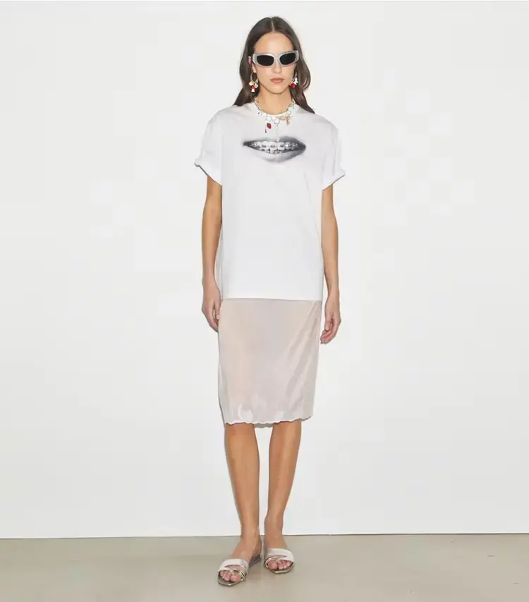Printed Cotton T-Shirt - Image 2