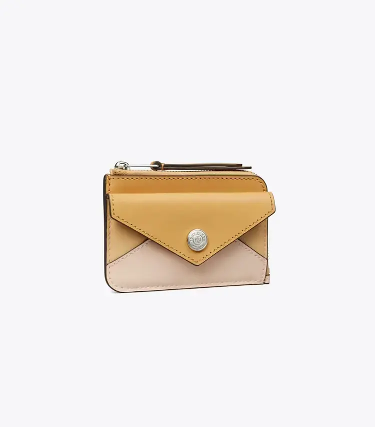 Leather Zip Card Case