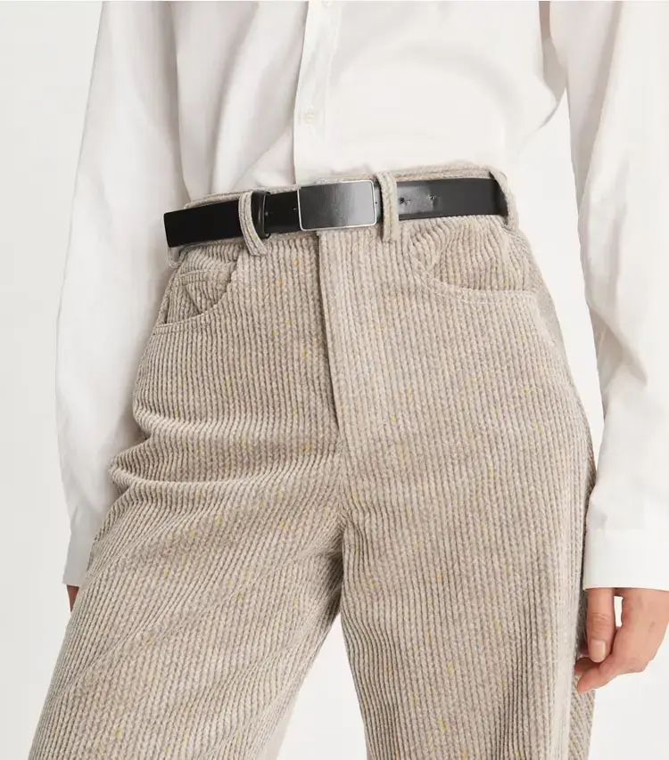 Smooth Leather Plate Belt - Image 2
