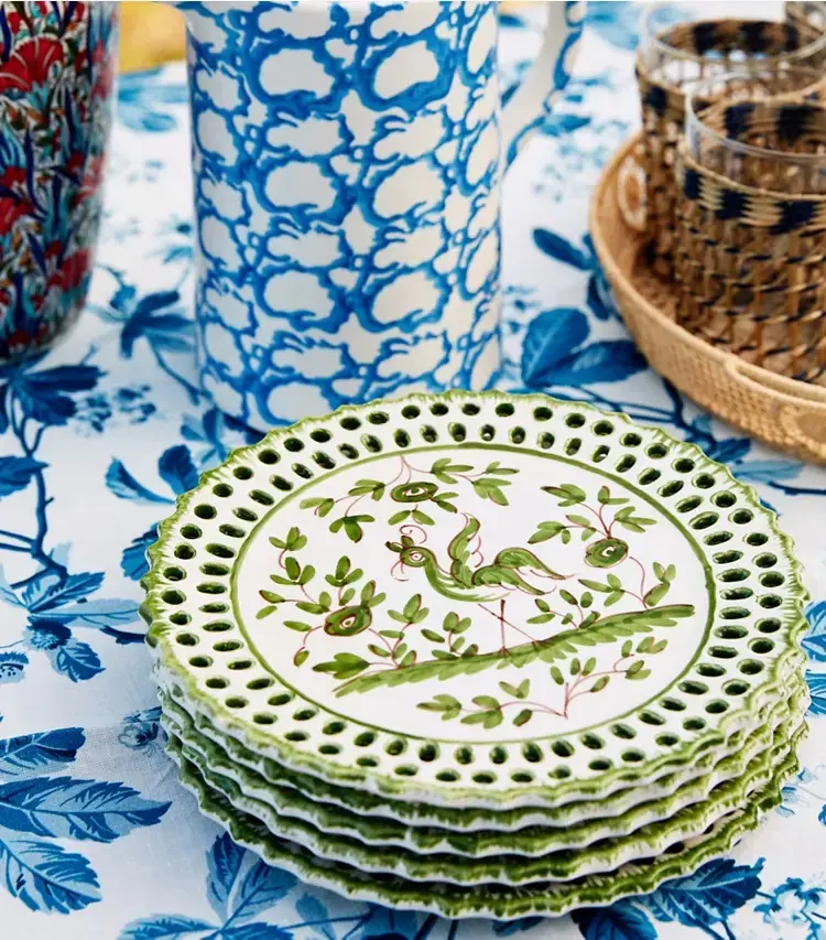 Oiseau Salad Plate, Set Of 4 - Image 3
