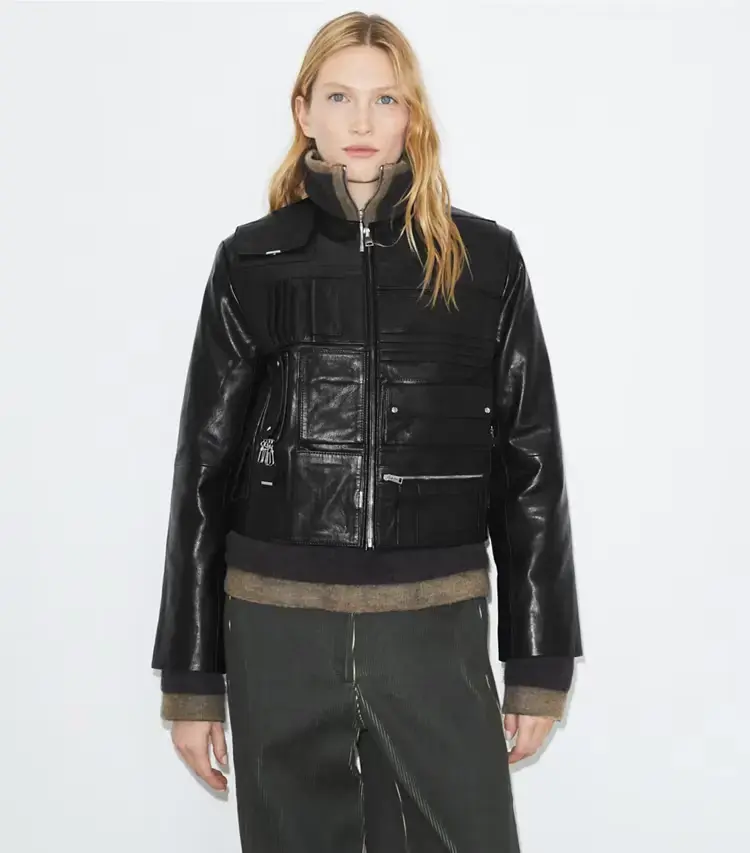 Handbag Leather Jacket - Image 2