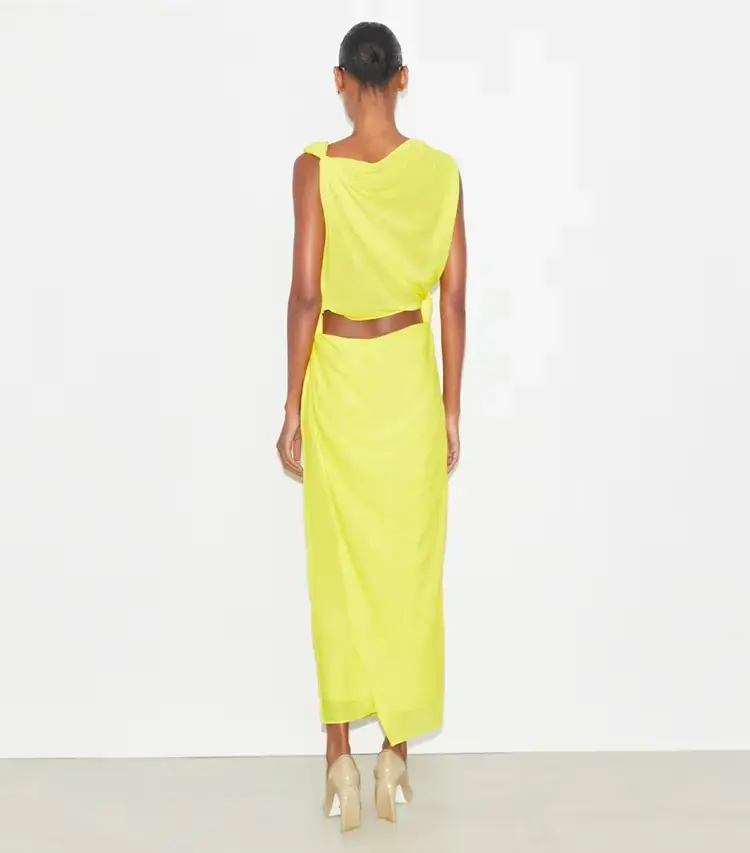 Viscose Knot Dress - Image 3