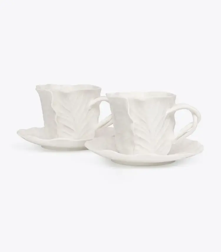 Lettuce Ware Cup & Saucer, Set Of 2 - Image 2
