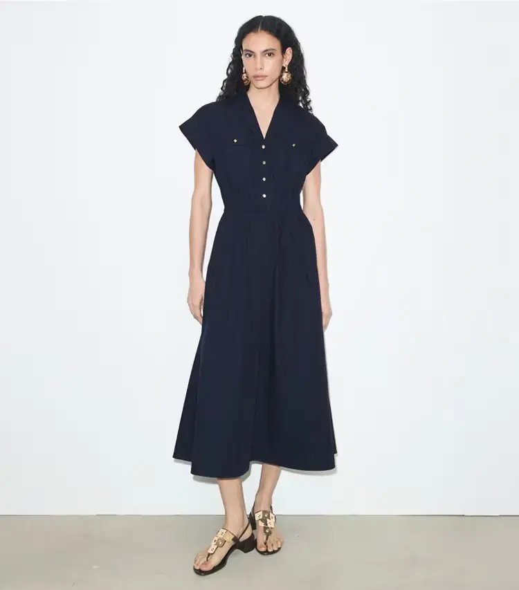 Cotton Poplin Shirtdress - Image 2