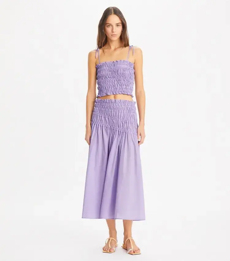 Smocked Cotton Top - Image 2