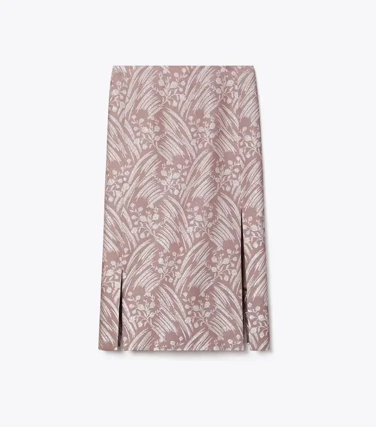 Silk Jacquard Skirt