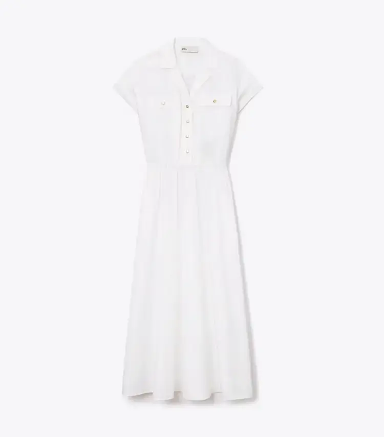 Cotton Poplin Shirtdress