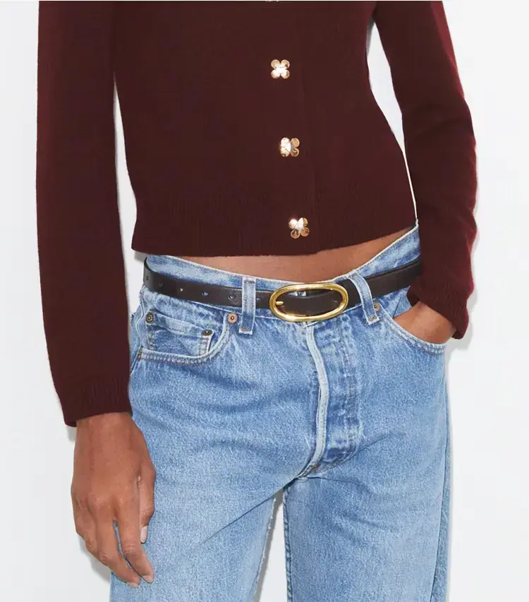Medium Pierced Buckle Belt - Image 3
