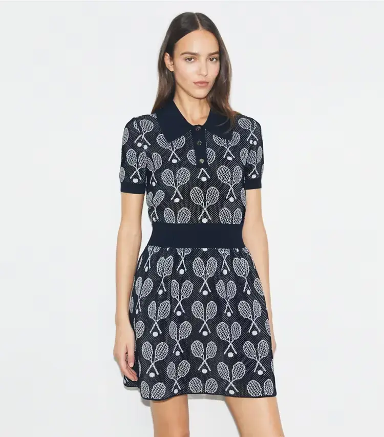 Racquet Mesh Dress - Image 2