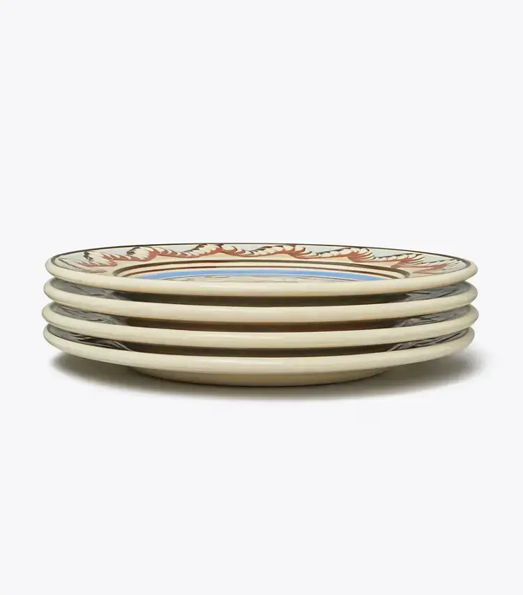 Mochaware Salad Plate, Set Of 4 - Image 2