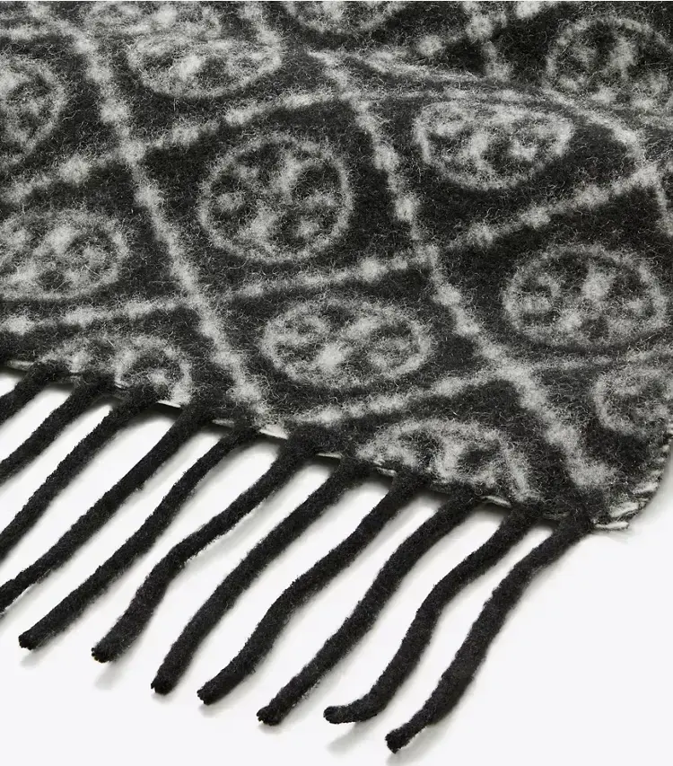 T Monogram Oblong Scarf - Image 2