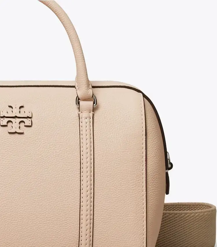 Pebbled Leather Satchel - Image 3