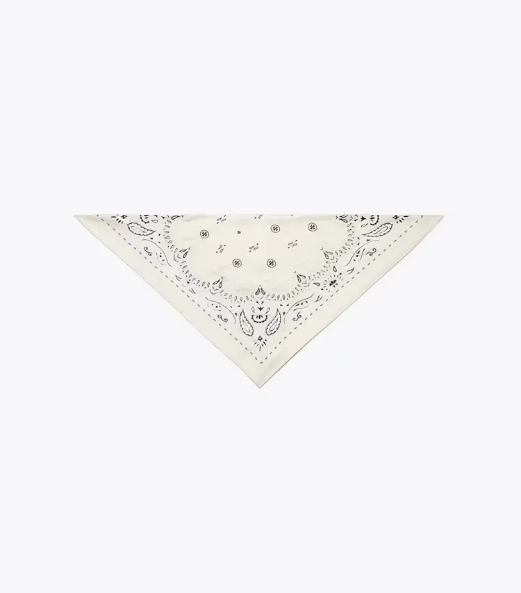 Beaded Bandana Triangle Scarf